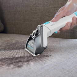 Прахосмукачка за петна Shark StainStriker PX200EUT, 450W, 0.72 л, Преносима, Гъвкав маркуч, 5 приставки, Бял