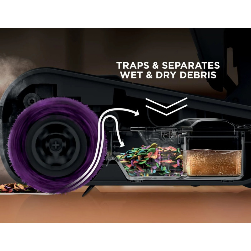 Парочистачка 3в1 Shark SteamPickUp SD200EU, 1230W, 0.42 л, Чистене без химикали, Станция за съхранение, Бял
