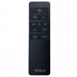 Преносим климатик Tesla TTMYB-12CHW, 1780W, 3 степени, Отоплителна функция, WiFi, LED, Овлажняване, Дистанционно управление, Черен