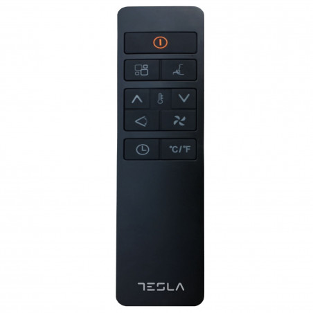 Преносим климатик Tesla TTMYB-12CHW, 1780W, 3 степени, Отоплителна функция, WiFi, LED, Овлажняване, Дистанционно управление, Черен