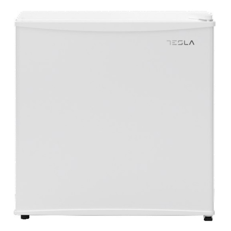 Хладилник мини Tesla RS0400ME, 43 l, Клас E, 100 kWh/година, Реверсивнa вратa, Бял