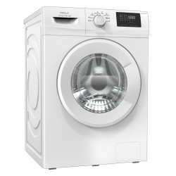 Пералня с предно зареждане Tesla WF61030T, 1950W, 6 кг, 42 л, 8 програми, 1000 об/мин, Клас Е, Защита от деца, LED, Бял