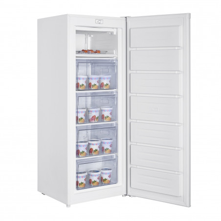 Фризер Tesla RU1700HE, 100W, 168Л, Енергиен клас E, Обръщаща се врата, Тиха работа, Бял