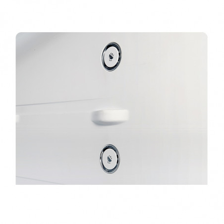 Хладилник с фризер Tesla RF5100FMBE, 250W, 511Л, Енергиен клас Е, Инвертор, Total No Frost, Metal Cooling, LED, Дисплей, Черно стъкло