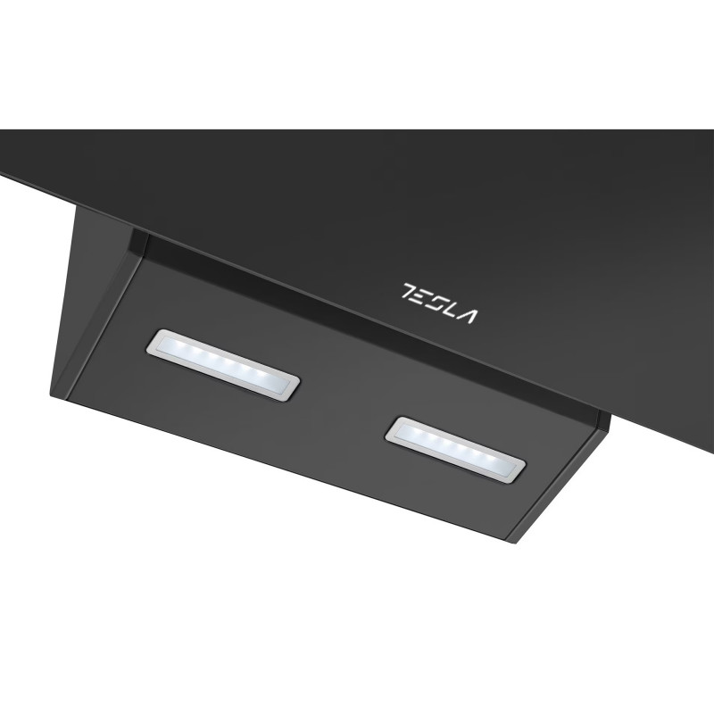 Абсорбатор за вграждане Tesla DD600AB, 190W, 1 мотор, Декоративен, 60 см, 630 м3/ч, Алуминиеви филтри, Черен