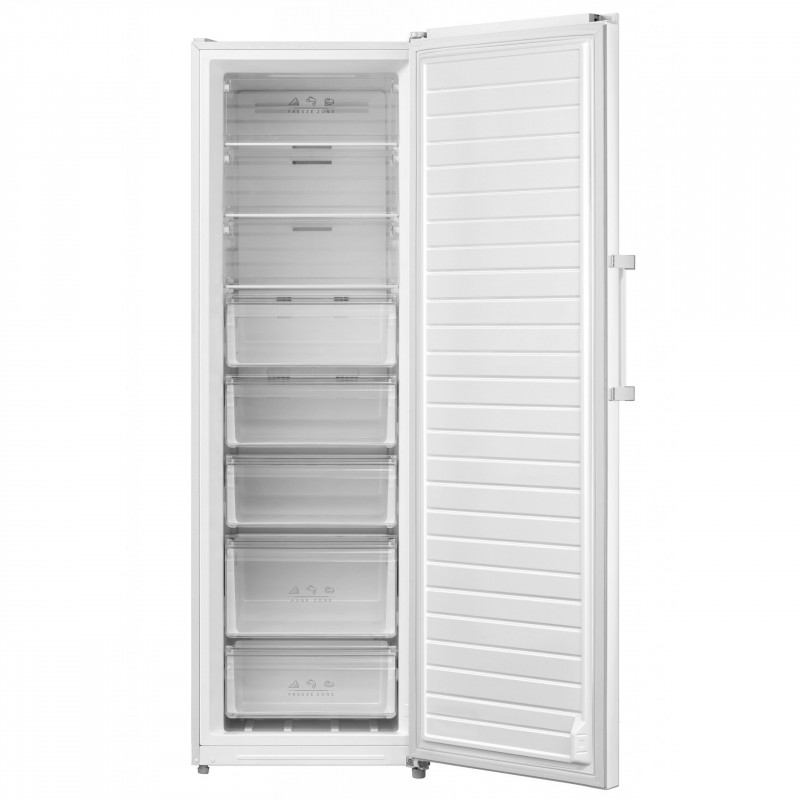 Вертикален фризер Tesla RU2700FM, 273 л, 12.4 кг/24ч, Клас Е, SN/N/ST/T, Total No Frost, Бял