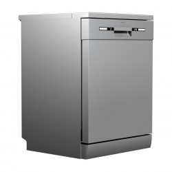 Съдомиялна Tesla WD661MX, 2100W, Клас Е, 7 програми, Забавен старт, Електронно управление, Подвижен плот, Половин зареждане, Инокс