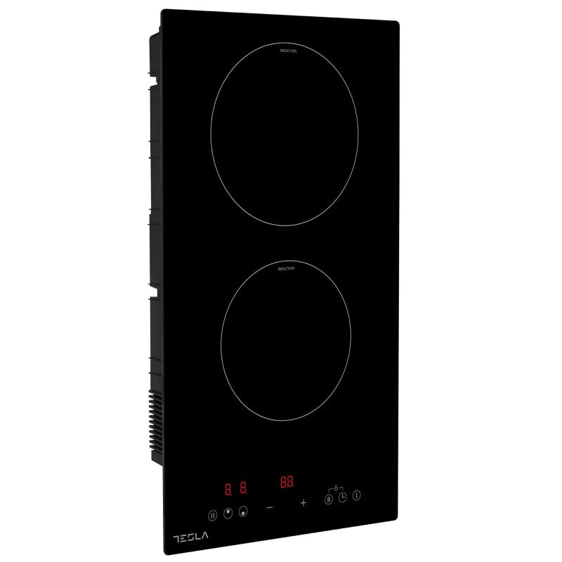 Стъклокерамичен плот за вграждане Tesla HI3201MB, 3500W, 9 степени, Таймер, Защита от деца, Индикатор за остатъчна топлина, Черен