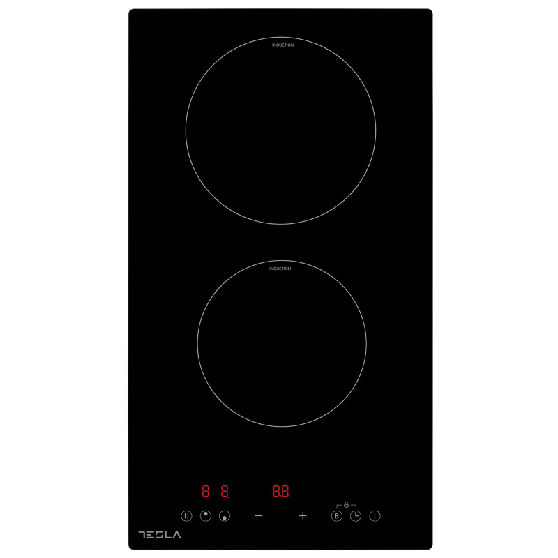 Стъклокерамичен плот за вграждане Tesla HI3201MB, 3500W, 9 степени, Таймер, Защита от деца, Индикатор за остатъчна топлина, Черен