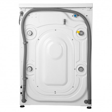 Пералня с предно зареждане Tesla WF81480T, 1900W, 8 кг, 1400об/мин, Инверторен мотор, Клас А, 14 програми, Бял/черен