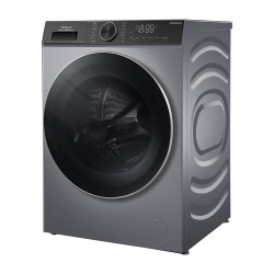 Пералня с предно зареждане Tesla WF91480TS, 1900W, 9 кг, 60 л, 14 програми, 1400 об/мин, Клас A, Steam Care, LED, Сребрист