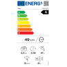 Пералня с предно зареждане Tesla WF91480TS, 1900W, 9 кг, 60 л, 14 програми, 1400 об/мин, Клас A, Steam Care, LED, Сребрист