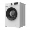 Пералня с предно зареждане Tesla WF61030K, 1950W, 6 кг, 1000 об/мин, 16 програми, Енергиен клас Е, LED дисплей, Заключване за деца, Бял/черен
