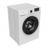 Пералня с предно зареждане Tesla WF61030K, 1950W, 6 кг, 1000 об/мин, 16 програми, Енергиен клас Е, LED дисплей, Заключване за деца, Бял/черен