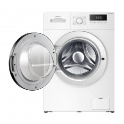 Пералня с предно зареждане Tesla WF81430T, 2050W, 8 кг, 53 л, 16 програми, 1400 об/мин, Клас A, Steam Care, LED, Бял