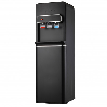 Диспенсър за вода с долно зареждане Elite WDCB-2504BL, 550W, 10-85C, Затопляне 5 л/ч, Охлаждане 2 л/ч, Компресорен, Черен
