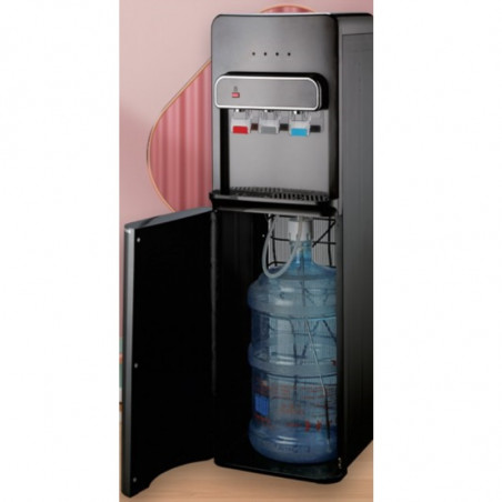 Диспенсър за вода с долно зареждане Elite WDCB-2504BL, 550W, 10-85C, Затопляне 5 л/ч, Охлаждане 2 л/ч, Компресорен, Черен
