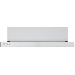 Абсорбатор Tesla DT600AX, 120W, 2 мотора, Алуминиев филтър, 350 m3/h, LED, Клас D, Инокс