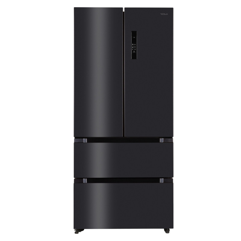 Хладилник с фризер Tesla RF5200FMAE, 250W, 516 л, Охлаждане с метална плоча, Радарен сензор, Multi-air охлаждане, Инвертор, Тъмен инокс