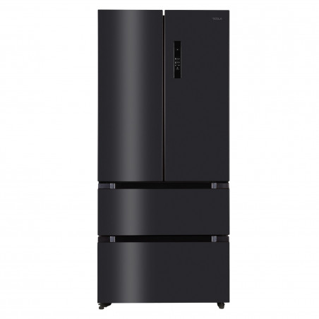 Хладилник с фризер Tesla RF5200FMAE, 250W, 516 л, Охлаждане с метална плоча, Радарен сензор, Multi-air охлаждане, Инвертор, Тъмен инокс