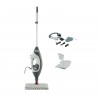 Парочистачка Shark S6005EU, 1200W, 0.5 л, 2 настройки, Технология Klick'n Flip, Steam Blaster, Dirt Grip подложки, Бял/Сив