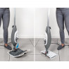 Парочистачка Shark S6005EU, 1200W, 0.5 л, 2 настройки, Технология Klick'n Flip, Steam Blaster, Dirt Grip подложки, Бял/Сив