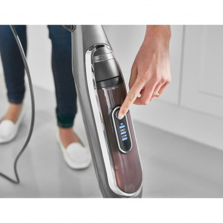 Парочистачка Shark S6003EU, 1200W, 0.35 л, 3 настройки, Технология Klick'n Flip, Steam Blaster, Dirt Grip подложки, Сив/Виолетов