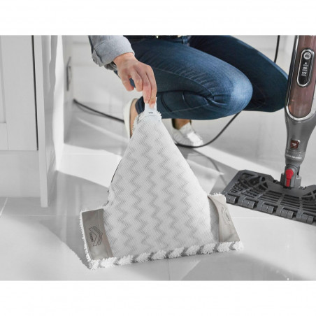 Парочистачка Shark S6003EU, 1200W, 0.35 л, 3 настройки, Технология Klick'n Flip, Steam Blaster, Dirt Grip подложки, Сив/Виолетов