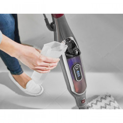 Парочистачка Shark S6003EU, 1200W, 0.35 л, 3 настройки, Технология Klick'n Flip, Steam Blaster, Dirt Grip подложки, Сив/Виолетов