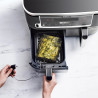 Двоен фритюрник с горещ въздух Ninja AF451EU, 2470W, 9.5 л, 6 програми, Независими зони, Синхронизация, Черен