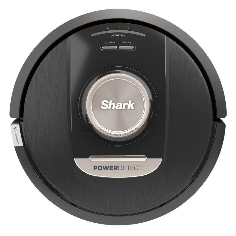 Прахосмукачка робот Shark PowerDetect RV2820VEEU, 650W, 0.3 л, 360 LiDAR, Автономия до 110 мин, DirtDetect, Черен