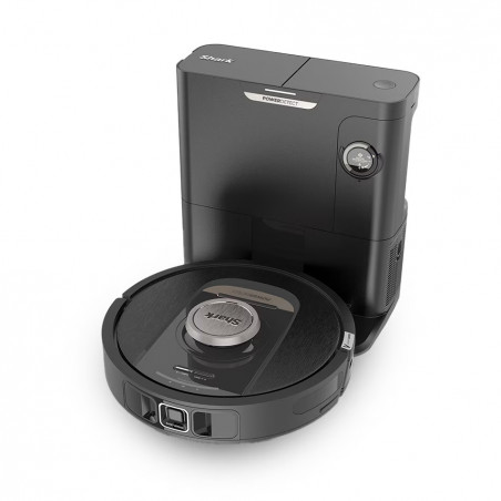 Прахосмукачка робот Shark PowerDetect RV2820VEEU, 650W, 0.3 л, 360 LiDAR, Автономия до 110 мин, DirtDetect, Черен