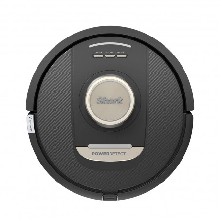 Прахосмукачка робот Shark PowerDetect Max RV2800ZEEU, 650W, 0.3 л, 372 м2, 360 LiDAR, Автономия до 110 мин, Wet Edge Detect, Черен