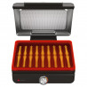 Електрическа скара Ninja GR101EU, 1450W, 28х37 см, Бързо загряване, 60-260C, 2 Плочи, Черен
