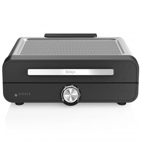 Електрическа скара Ninja GR101EU, 1450W, 28х37 см, Бързо загряване, 60-260C, 2 Плочи, Черен