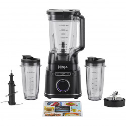 Блендер Ninja Detect Power Pro & Single Serve TB301EU, 1200W, 2.1 л, 10 скорости +импулси, BlendSense, Torque Detect, Таймер, Разпознаване на съставки, Черен