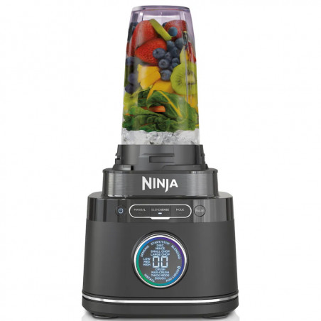 Блендер 3в1 Ninja TB401EU, 1200W, 2.1 л, 10 скорости + режими, Таймер, LED, BlendSense технология, Без BPA, Черен