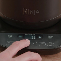 Електрическа кана Ninja KT200EU, 3000W, 1.7 л, 40-100 C, Поддържане на топлината,Кипване за 50 секунди, Цифров контролен панел, Черен