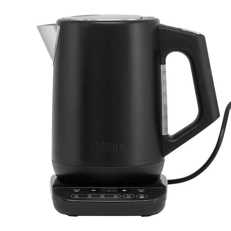 Електрическа кана Ninja KT200EU, 3000W, 1.7 л, 40-100 C, Поддържане на топлината,Кипване за 50 секунди, Цифров контролен панел, Черен