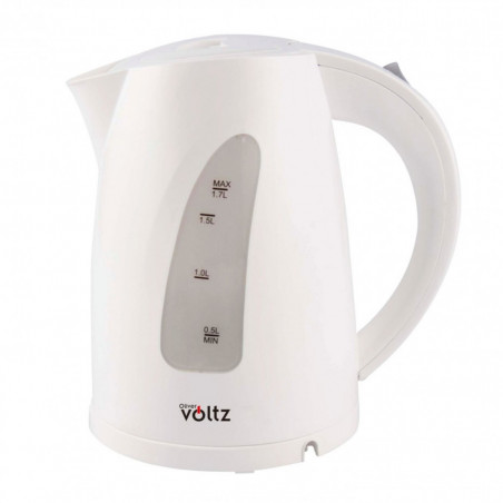 Електрическа кана Oliver Voltz OV51230B, 2200W, 1.7 л, Светлинен индикатор, Безжична, Бял