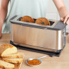 Тостер 3в1 Ninja ST202EU, 2400W, 7 програми, Температурен контрол, Грил, Размразяване, Претопляне, Хоризонтална работа, Сребрист