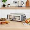 Тостер 3в1 Ninja ST202EU, 2400W, 7 програми, Температурен контрол, Грил, Размразяване, Претопляне, Хоризонтална работа, Сребрист