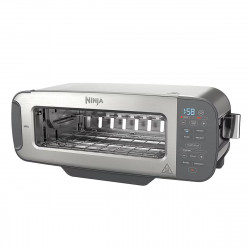 Тостер 3в1 Ninja ST202EU, 2400W, 7 програми, Температурен контрол, Грил, Размразяване, Претопляне, Хоризонтална работа, Сребрист