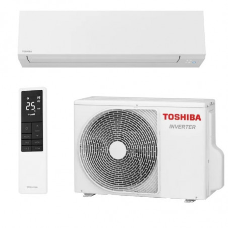 Инверторен климатик Toshiba Shorai Edge RAS-B13G3KVSG-E/RAS-13J2AVSG, 13000 BTU, 26 м2, A+++, Wi-Fi, R-32, 12 функции, Бял