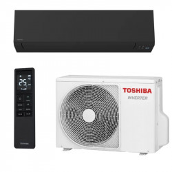 Инверторен климатик Toshiba Shorai Edge RAS-B13G3KVSGB-E + RAS-13J2AVSG-E1, 13000 BTU, 26 м2, A+++, Wi-Fi, R-32, 12 функции, Черен
