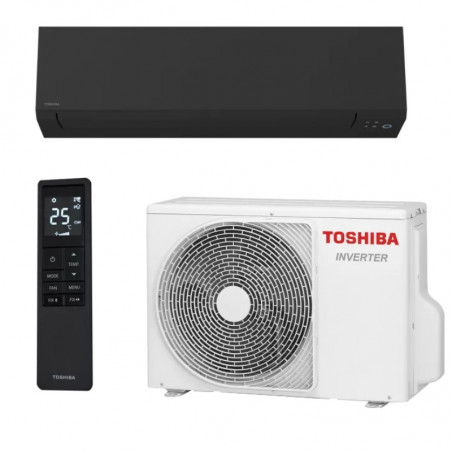 Инверторен климатик Toshiba Shorai Edge RAS-B13G3KVSGB-E + RAS-13J2AVSG-E1, 13000 BTU, 26 м2, A+++, Wi-Fi, R-32, 12 функции, Черен
