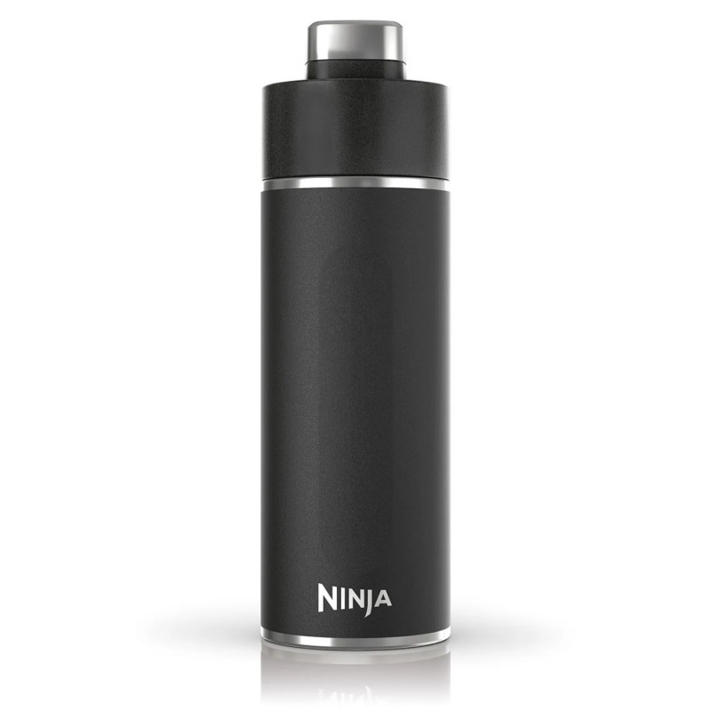Термос Ninja DW2401EUUKBK, 700 мл, Подходящ и за газирани напитки, Тройна термоизолация, Без BPA, Топло до 8ч, Студено до 24ч, Черен