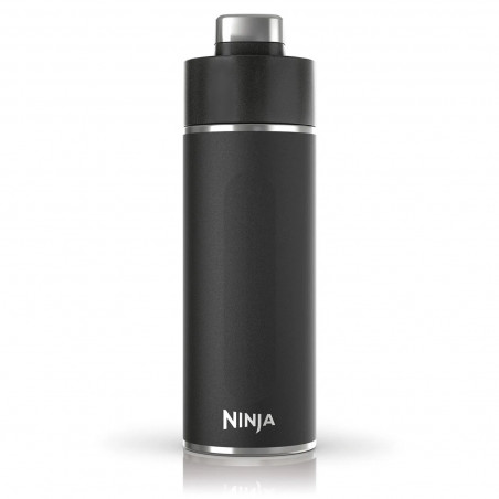 Термос Ninja DW2401EUUKBK, 700 мл, Подходящ и за газирани напитки, Тройна термоизолация, Без BPA, Топло до 8ч, Студено до 24ч, Черен
