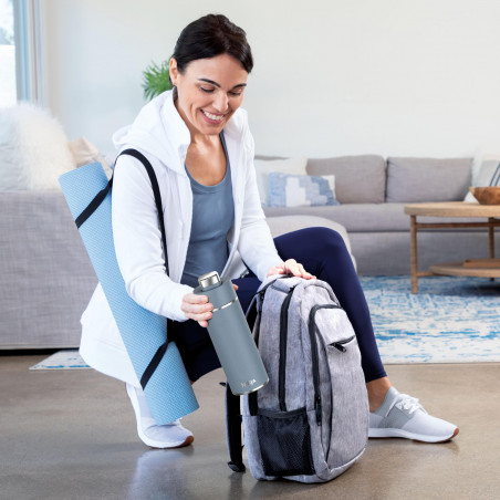 Термос Ninja DW2401EUUKBL, 700 мл, Подходящ и за газирани напитки, Тройна термоизолация, Без BPA, Топло до 8ч, Студено до 24ч, Син