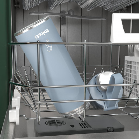 Термос Ninja DW2401EUUKBL, 700 мл, Подходящ и за газирани напитки, Тройна термоизолация, Без BPA, Топло до 8ч, Студено до 24ч, Син